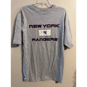 New York Rangers NHL Blueline T-Shirt Official Dimension Gray Medium